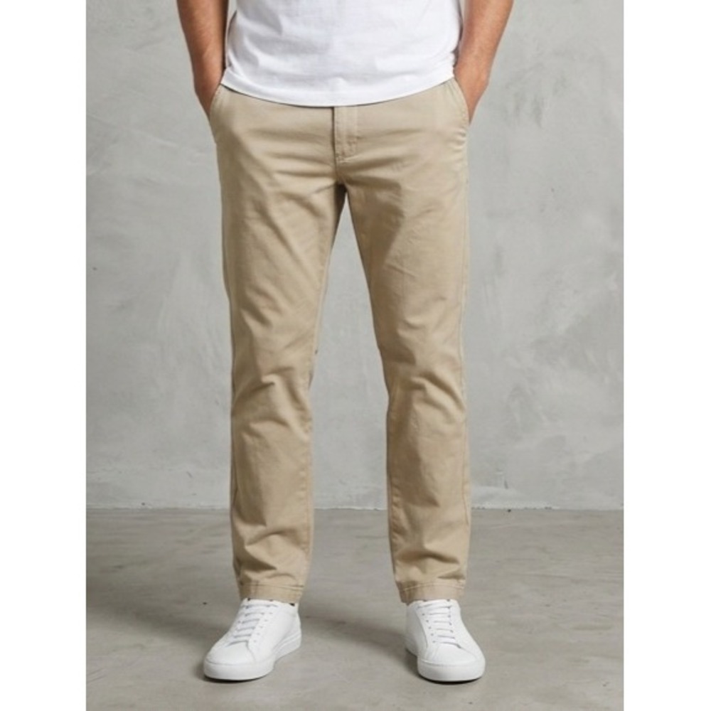 I Love Ugly Khaki Tan Cotton Blend Slim Chino Pants XXL
